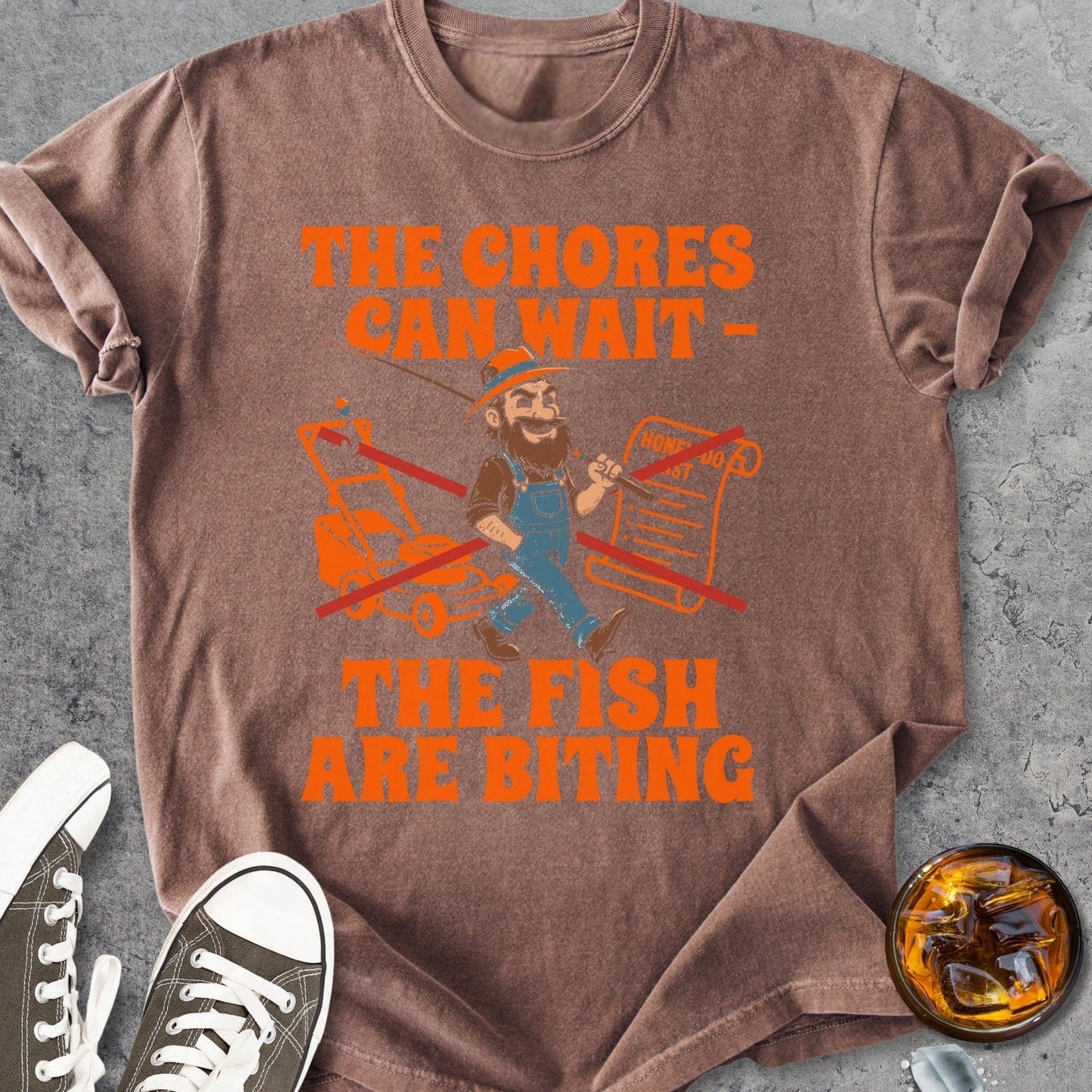 The Chores Can Wait - Vintage Heavyweight Tee