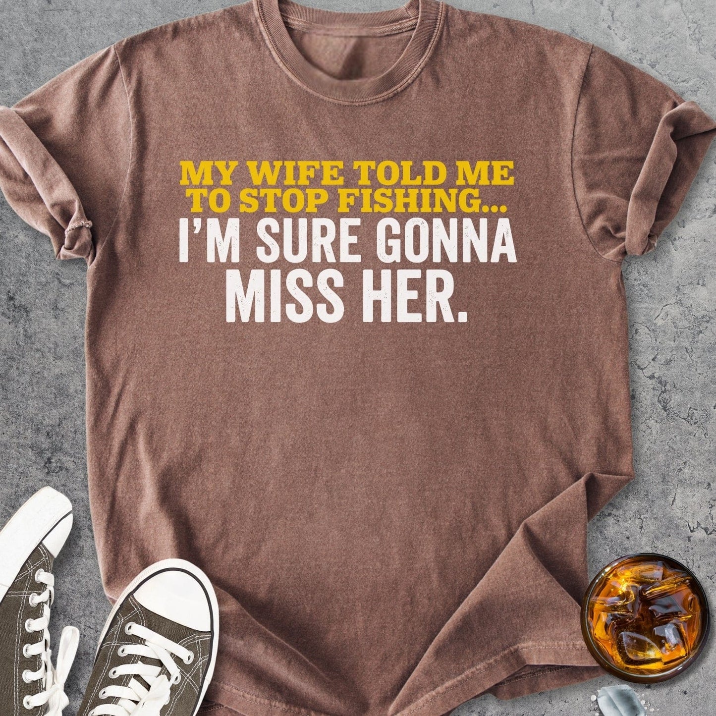 Stop Fishing - Vintage Heavyweight Tee