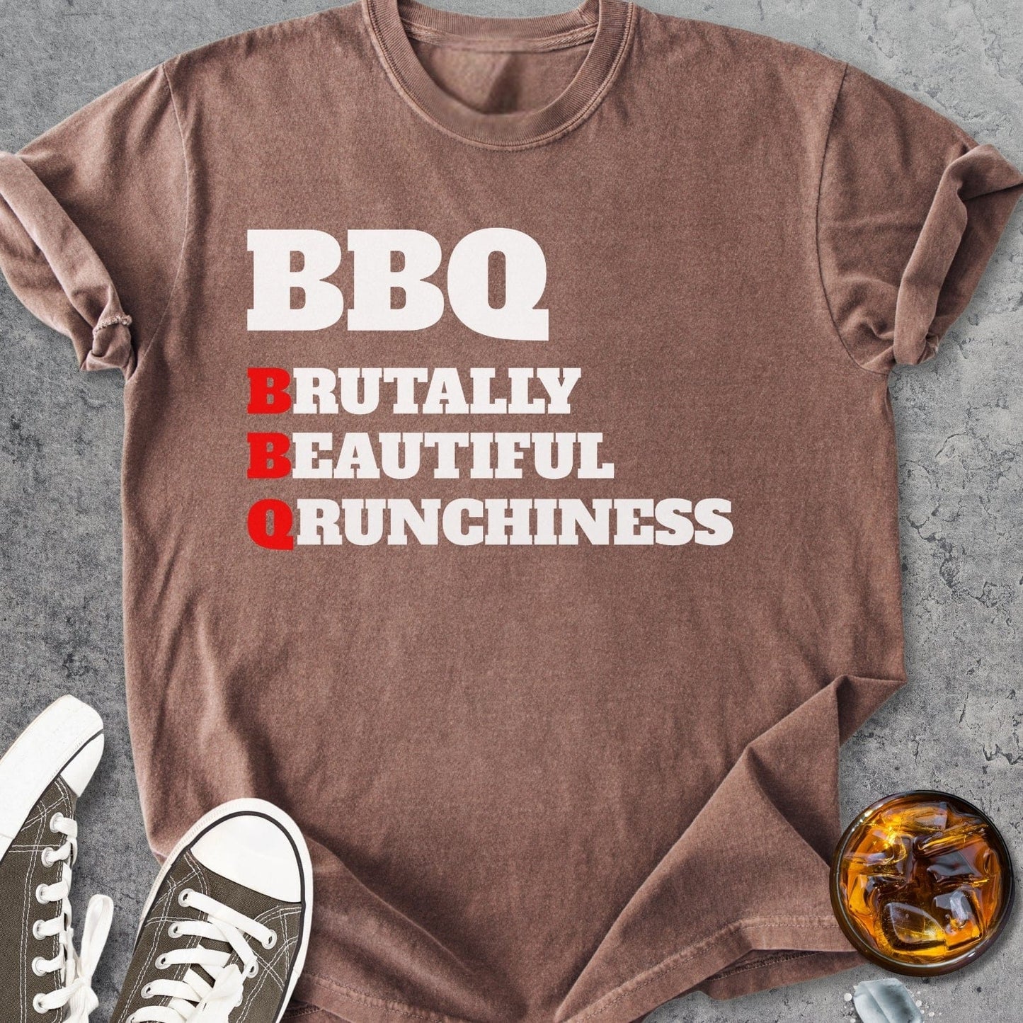 Brutally Beautiful Qrunchiness - Vintage Heavyweight Tee