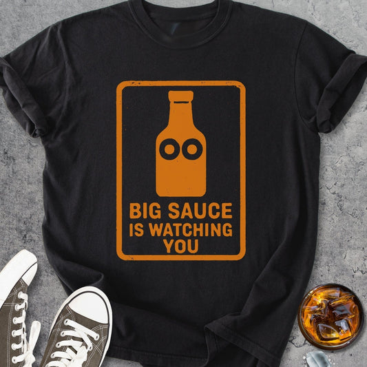 Big Sauce Is Watching You - Vintage Heavyweight Tee