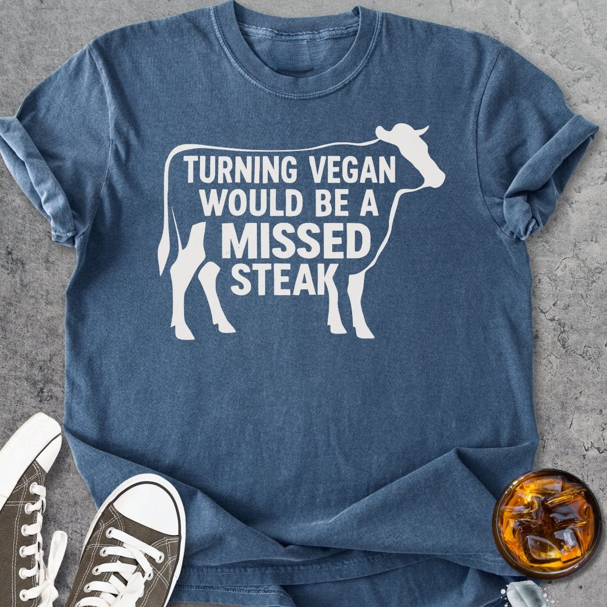 Missed Steak - Vintage Heavyweight Tee