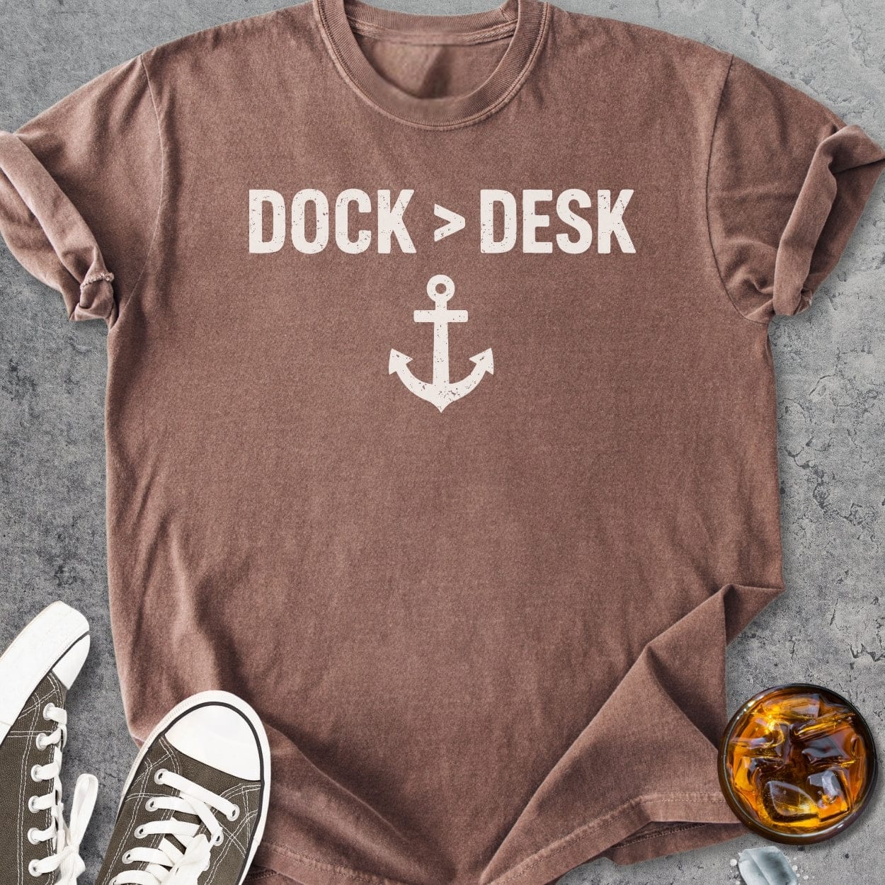 Dock Over Desk - Vintage Heavyweight Tee
