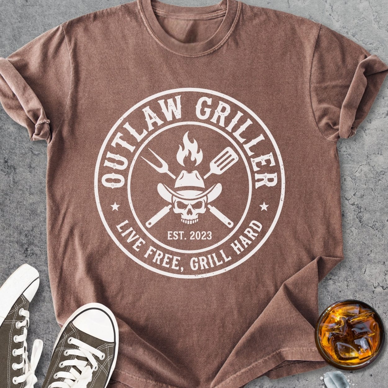 Outlaw Griller - Vintage Heavyweight Tee