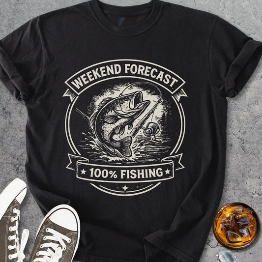 Weekend Forecast Fishing - Vintage Heavyweight Tee