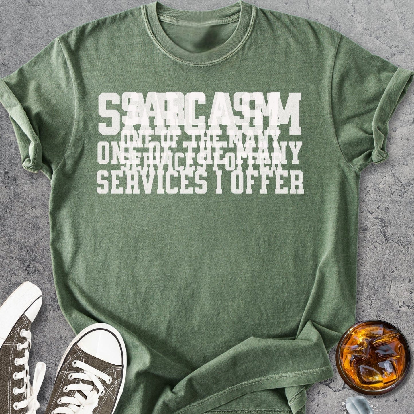 Sarcasm Funny - Vintage Heavyweight Tee