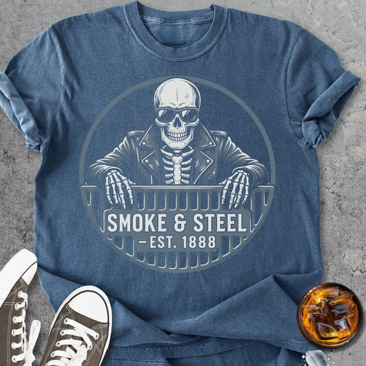 Smoke And Steel - Vintage Heavyweight Tee