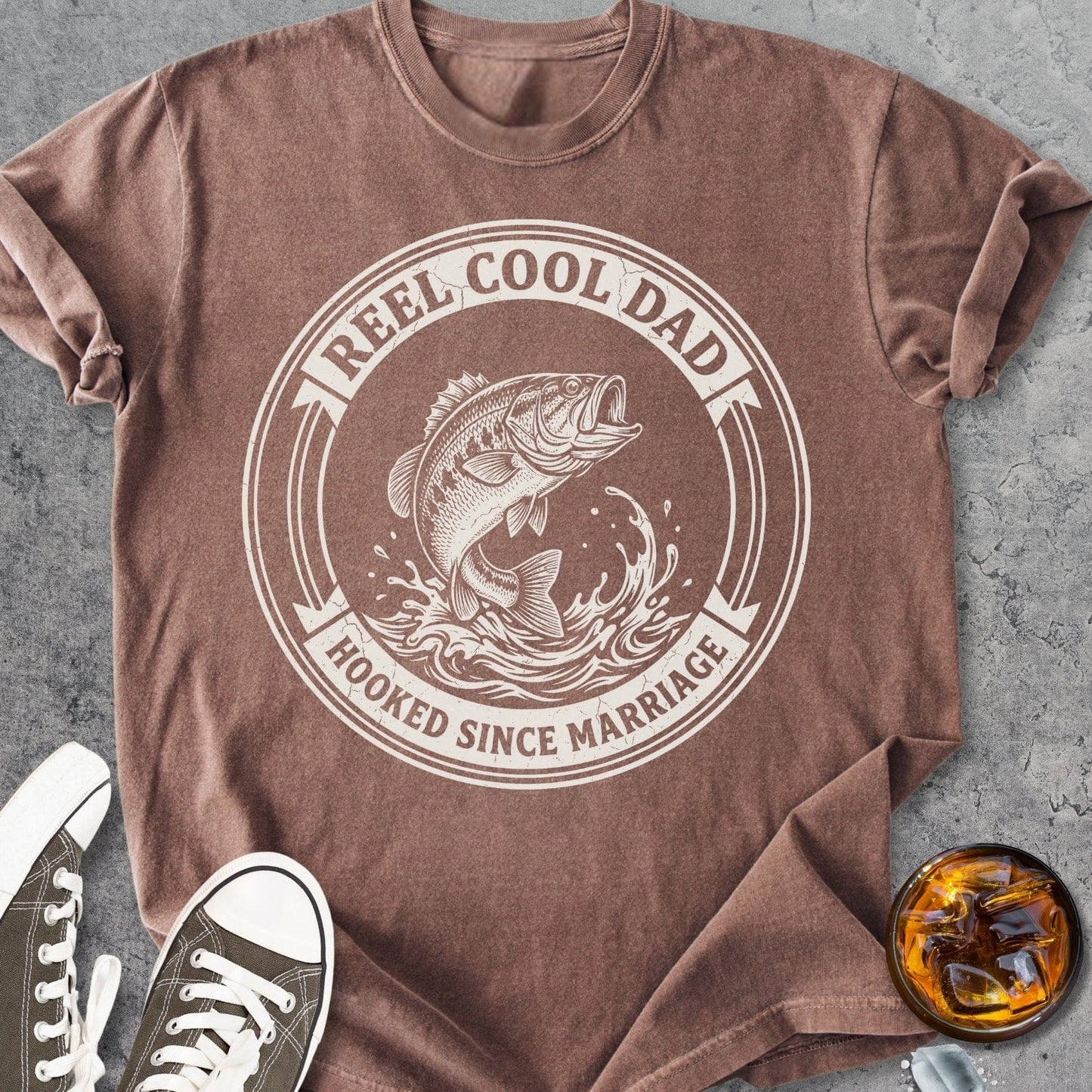 Reel Cool Dad - Vintage Heavyweight Tee