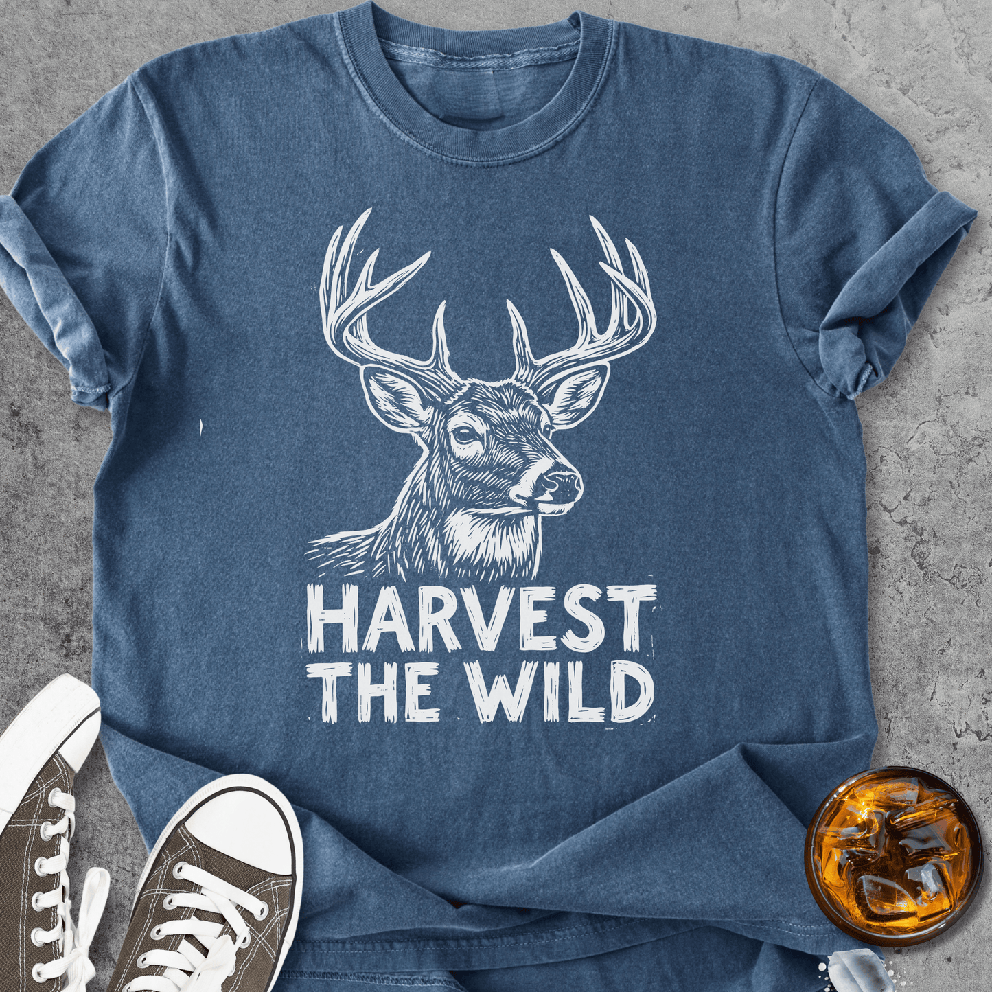 Harvest The Wild - Vintage Heavyweight Tee