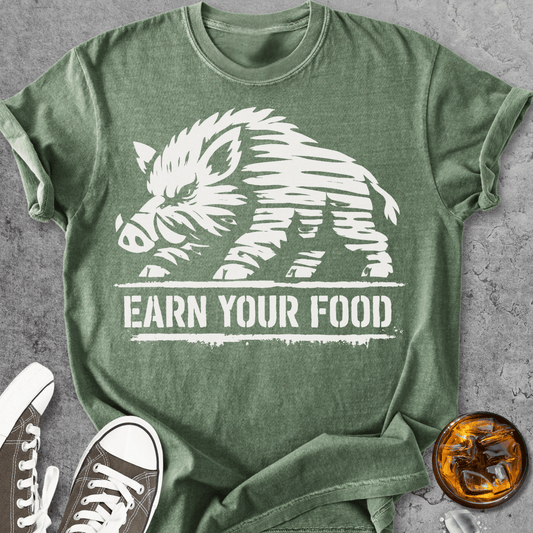 Earn Your Food - Vintage Heavyweight Tee