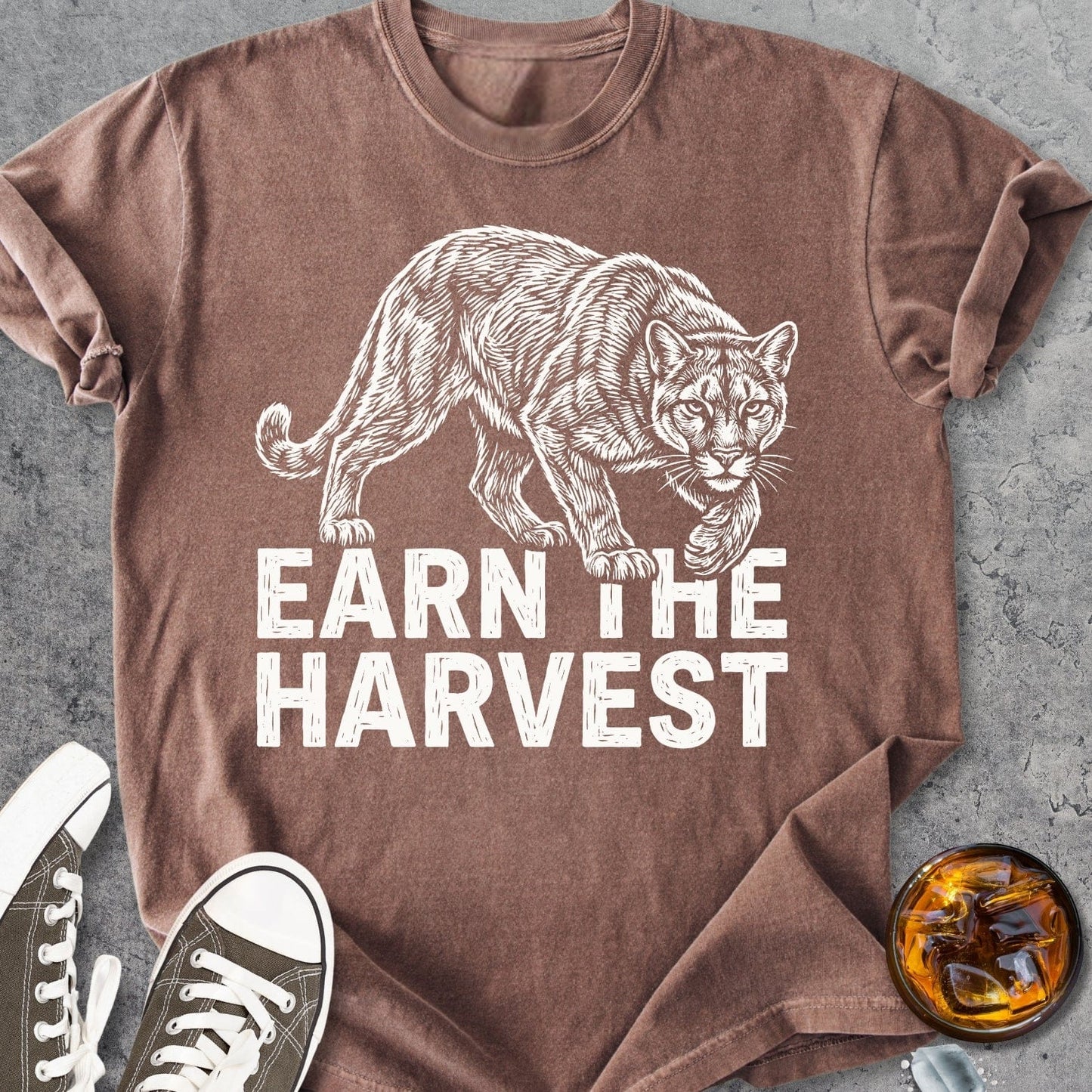 Earn The Harvest - Vintage Heavyweight Tee