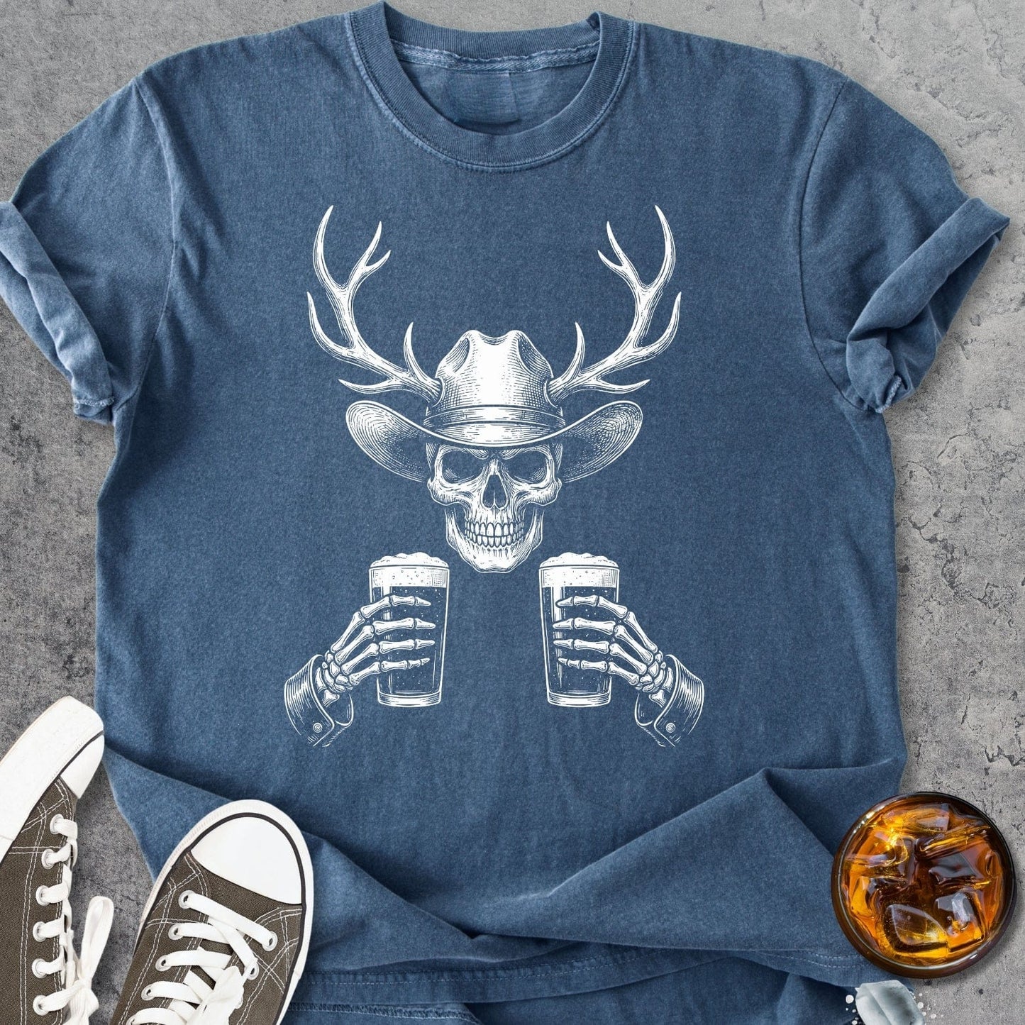 Dead Men Toast - Vintage Heavyweight Tee