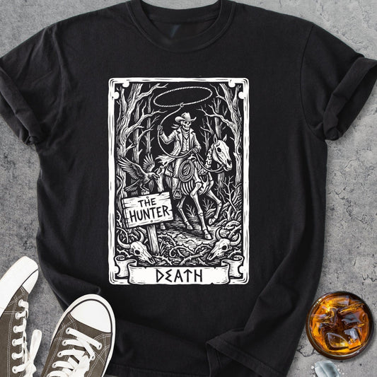 Hunter Tarot Card - Vintage Heavyweight Tee