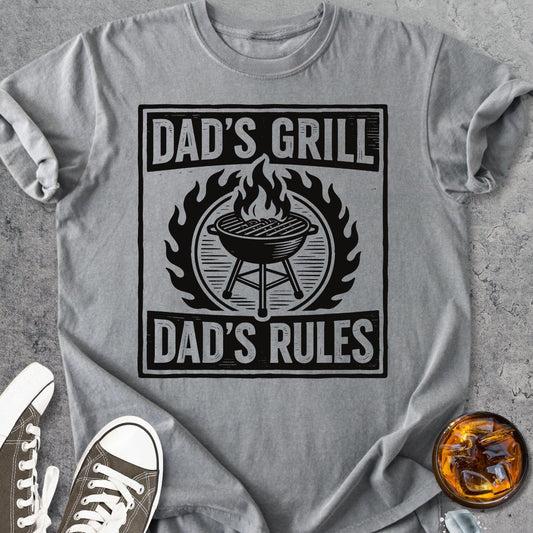Dad's Grill - Dad's Rules - Vintage Heavyweight Tee