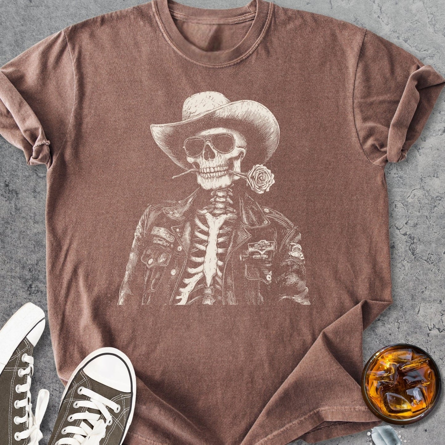 Skeleton Dandy - Vintage Heavyweight Tee