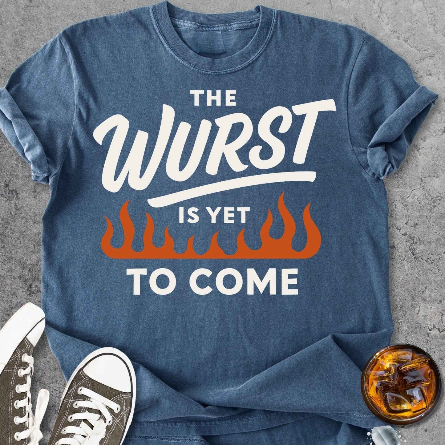 The Wurst Is Yet To Come - Vintage Heavyweight Tee
