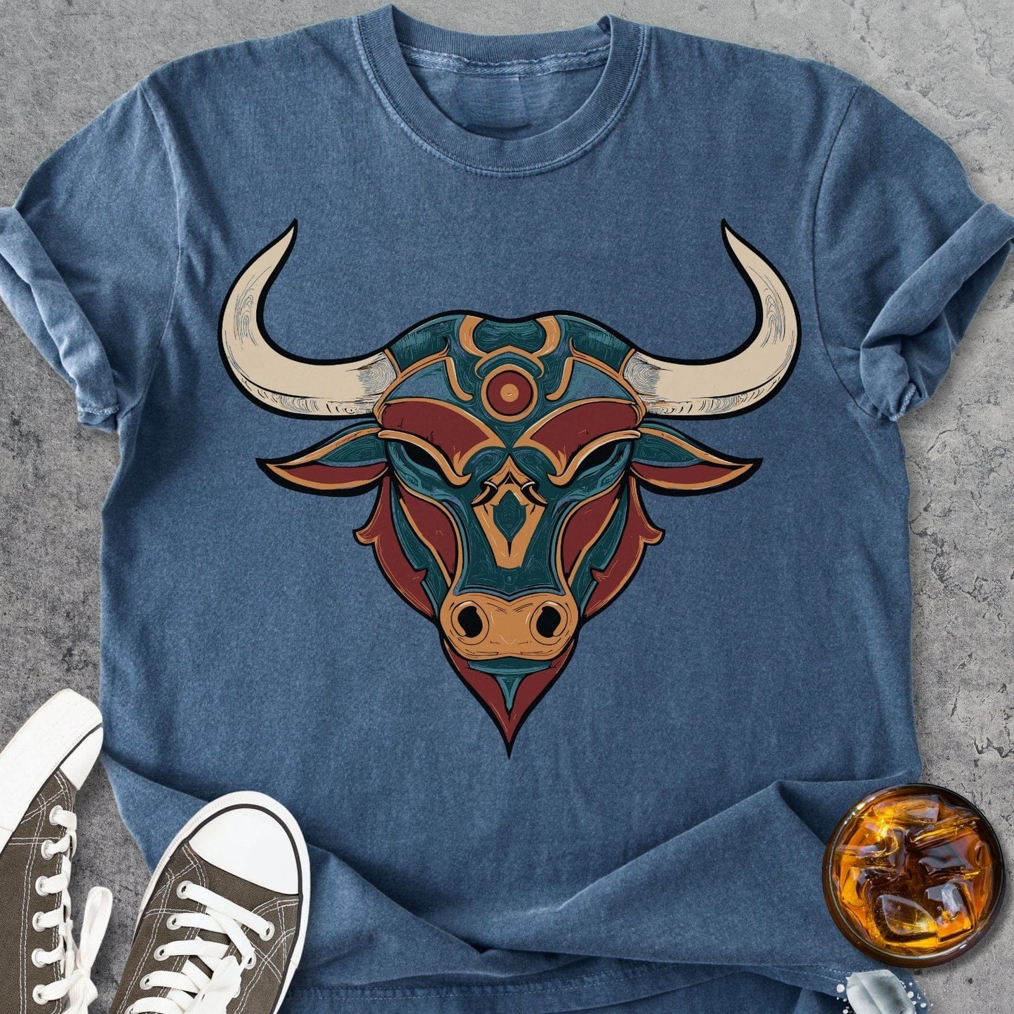Bull Head - Vintage Heavyweight Tee