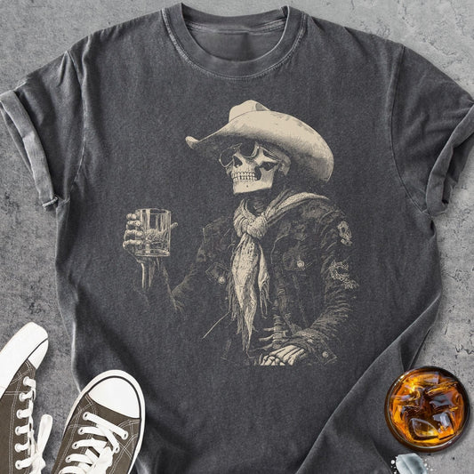 Skeleton After Hour - Vintage Heavyweight Tee