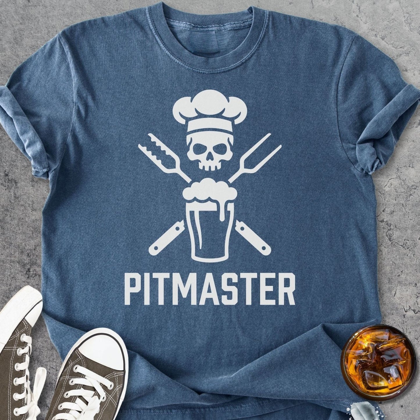 Skeleton Pitmaster - Vintage Heavyweight Tee