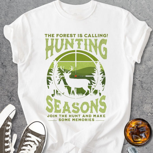 Forest Is Calling Hunting - Vintage Heavyweight Tee