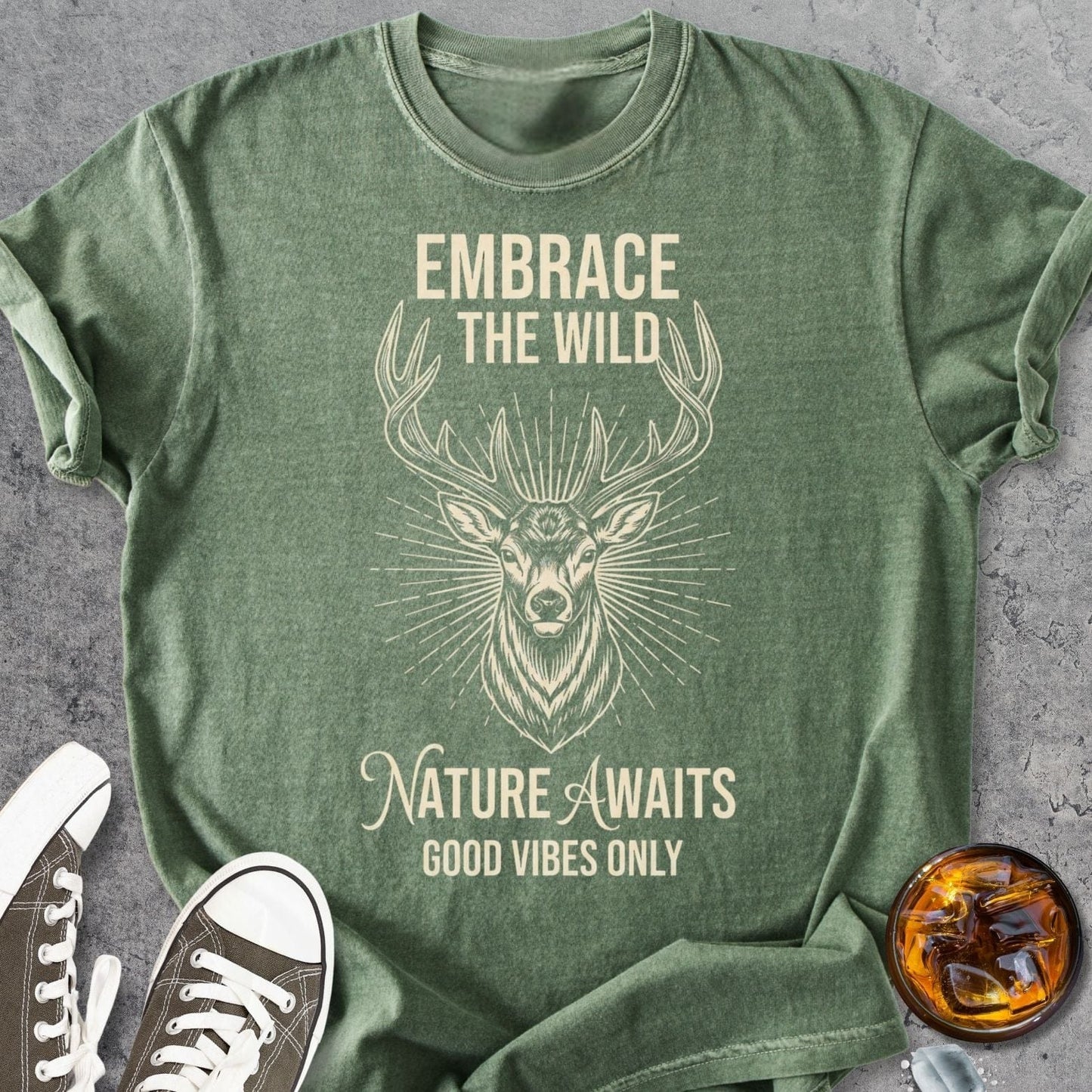 Embrace The Wild - Vintage Heavyweight Tee
