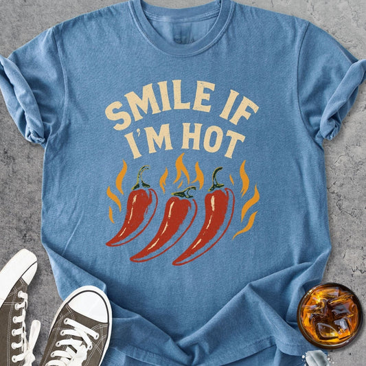 Smile If I'm Hot - Vintage Heavyweight Tee