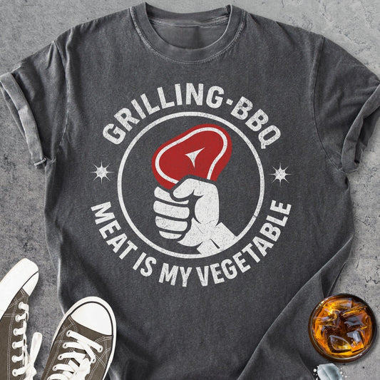 Meat Is My Vegetable - Vintage Heavyweight Tee
