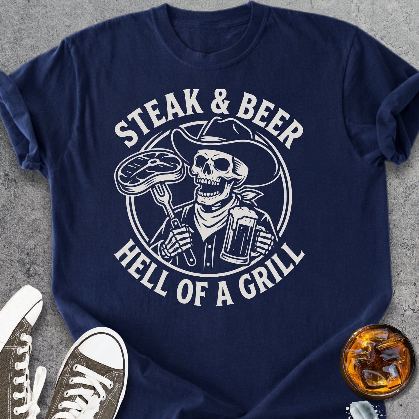 Hell Of A Grill - Vintage Heavyweight Tee