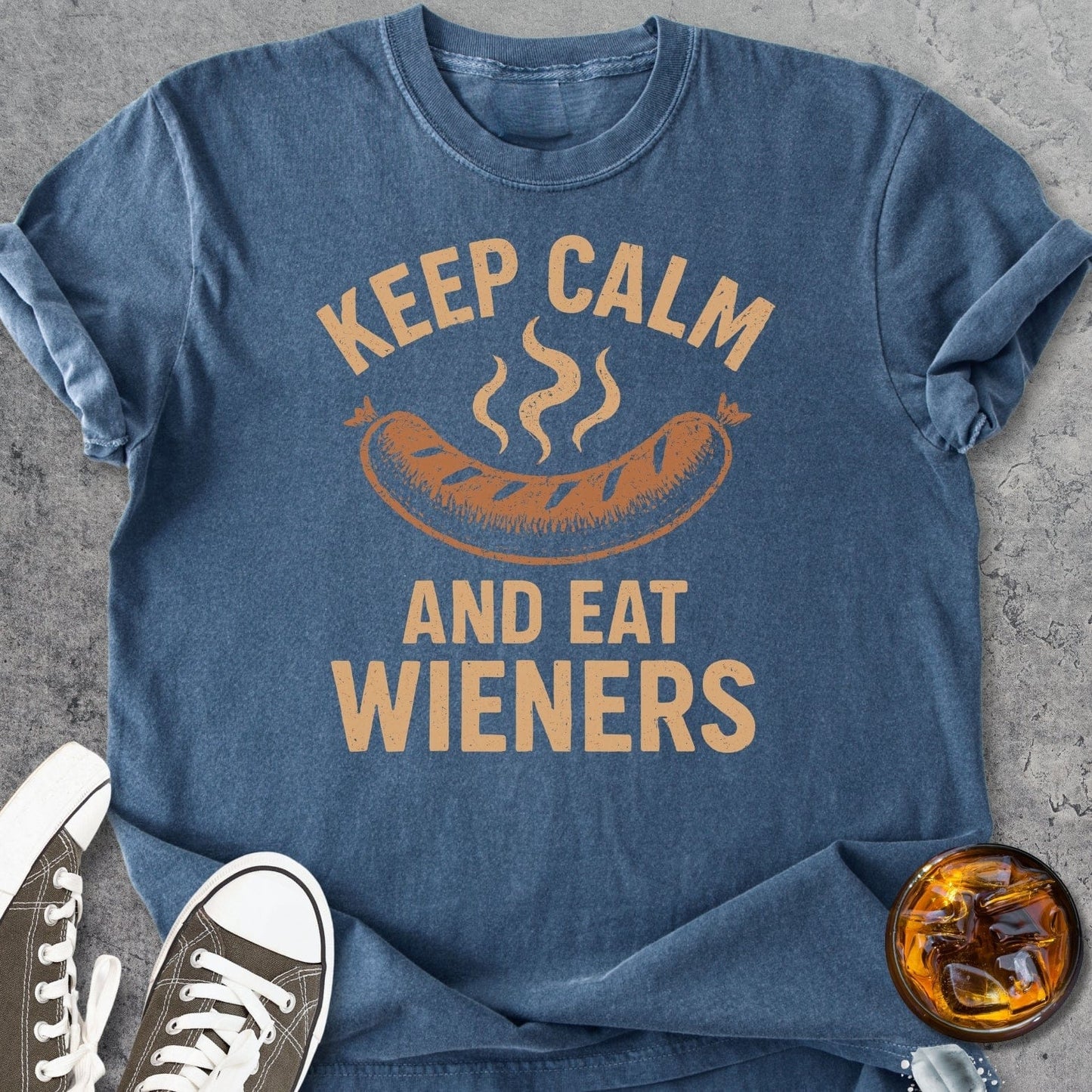 Keep Calm Funny - Vintage Heavyweight Tee