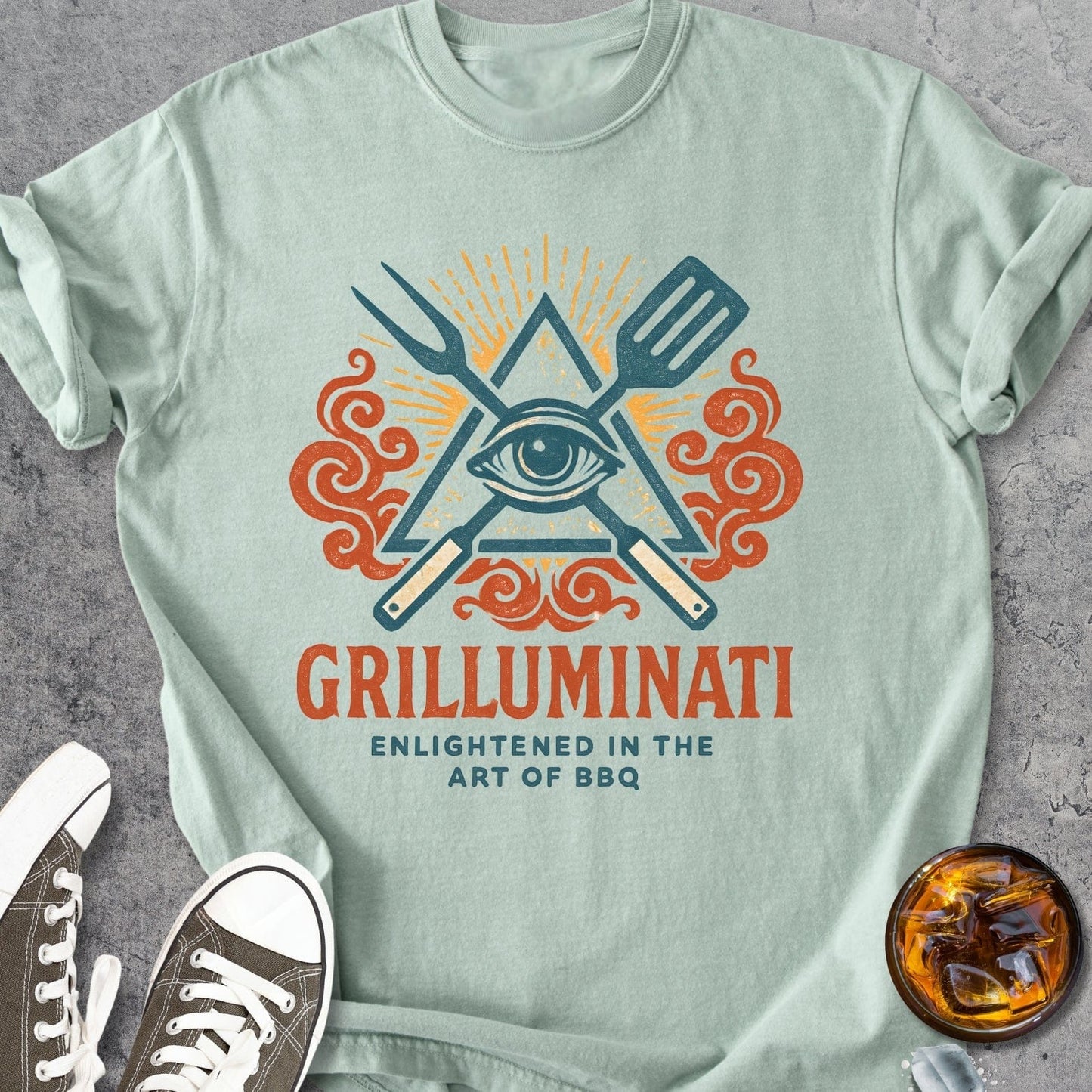 Grilluminati - Vintage Heavyweight Tee