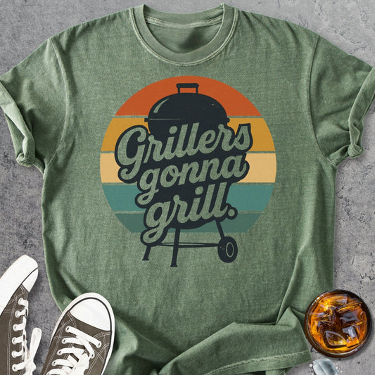 Grillers Gonna Grill - Vintage Heavyweight Tee