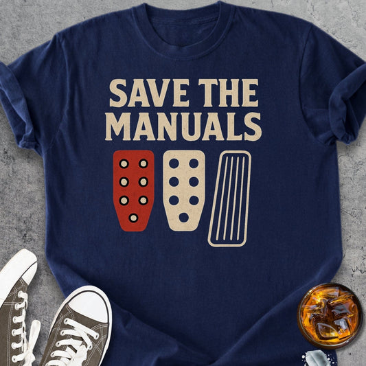 Save The Manuals 2 - Vintage Heavyweight Tee