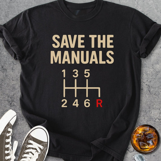 Save The Manuals - Vintage Heavyweight Tee
