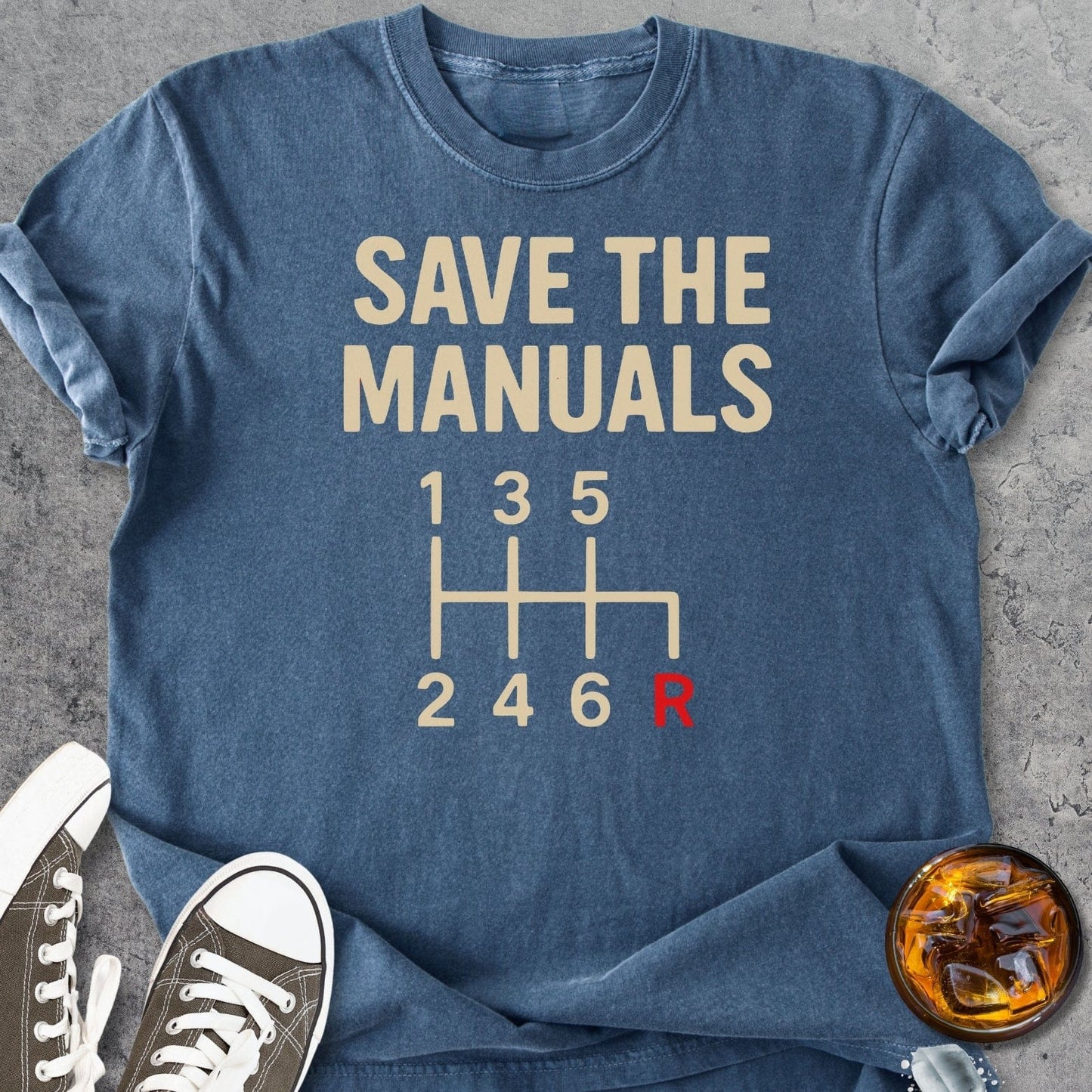 Save The Manuals - Vintage Heavyweight Tee