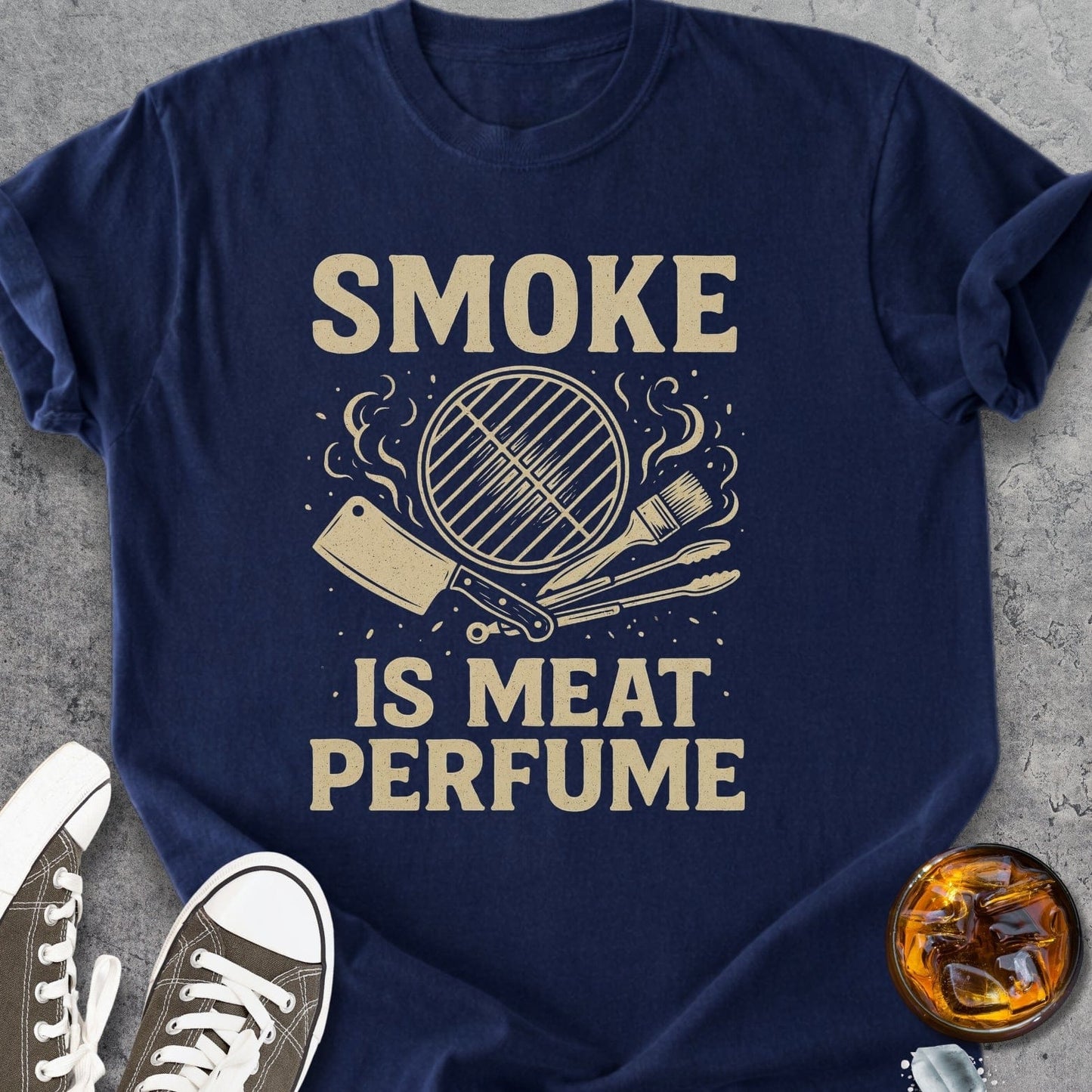 Smoke Is Meat Perfume T-Shirt - Vintage Heavyweight Tee