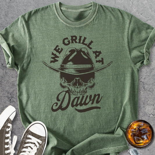 We Grill At Dawn - Vintage Heavyweight Tee