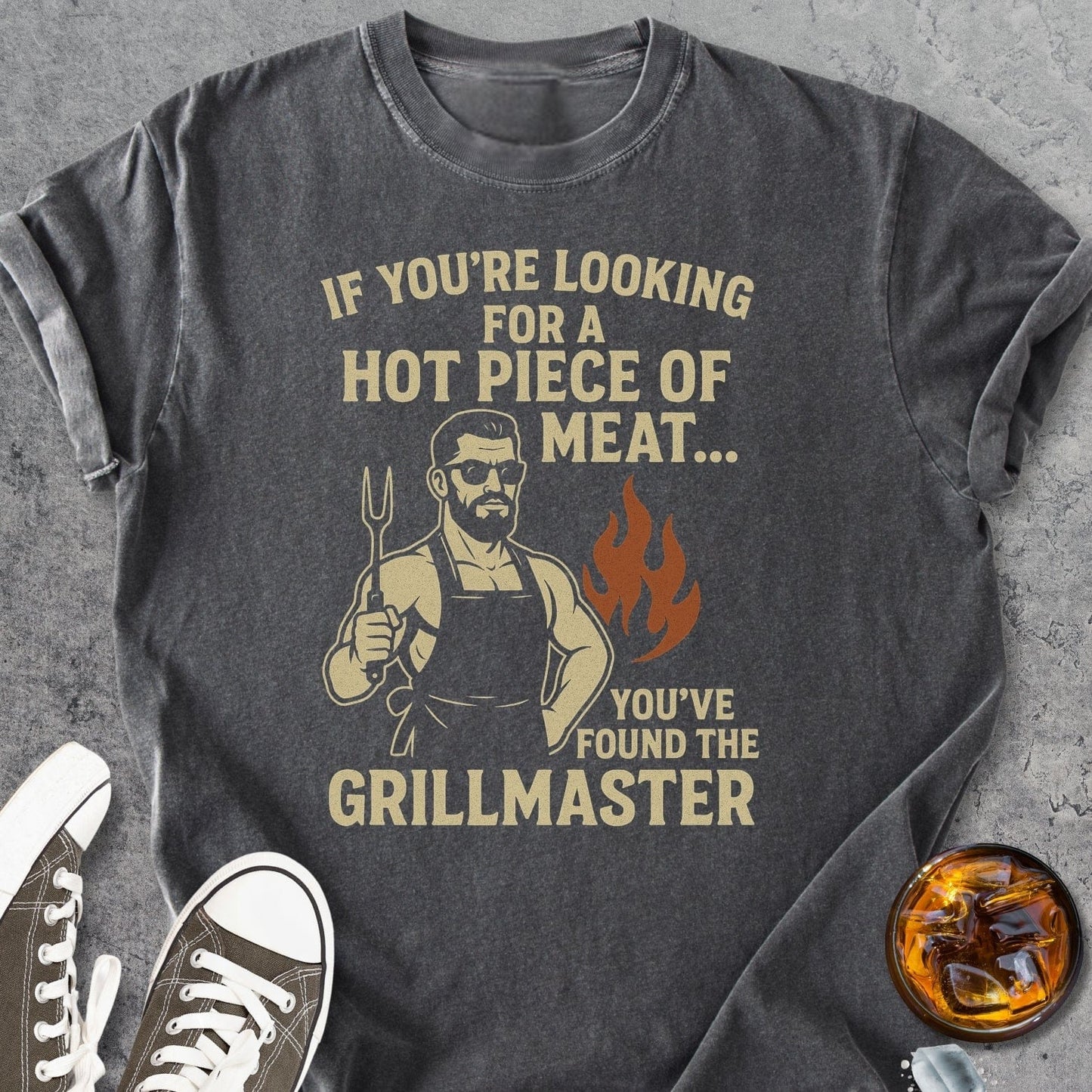Hot Piece Of Meat - Vintage Heavyweight Tee