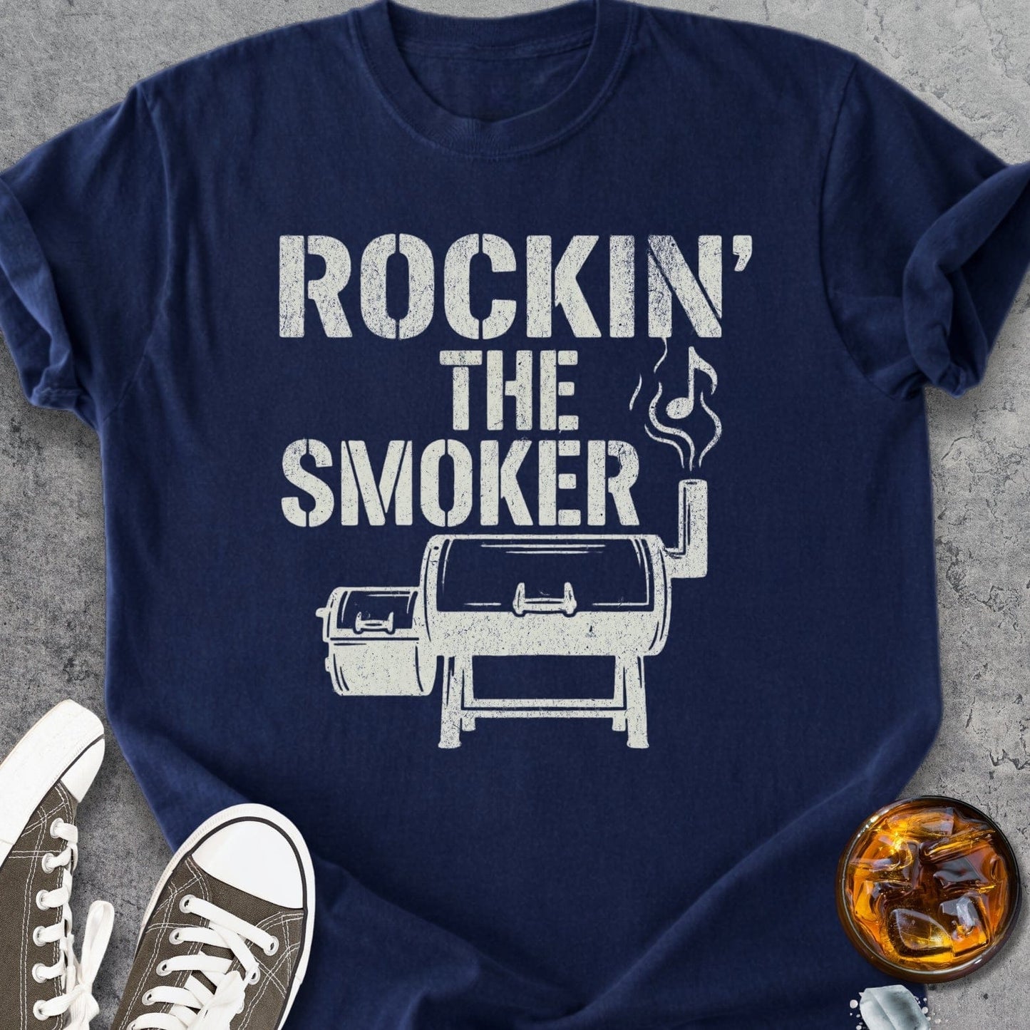 Rockin The Smoker - Vintage Heavyweight Tee