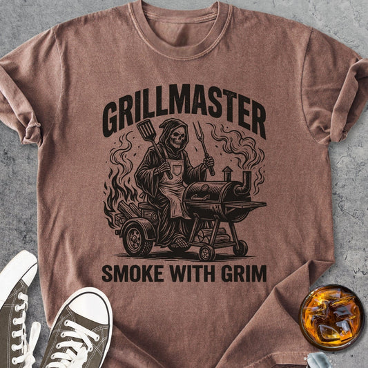 Smoke With Grim - Vintage Heavyweight Tee