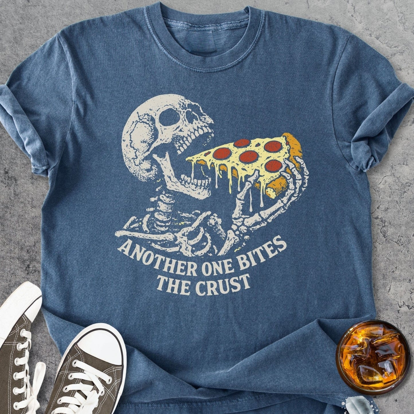 Another One Bites The Crust - Vintage Heavyweight Tee