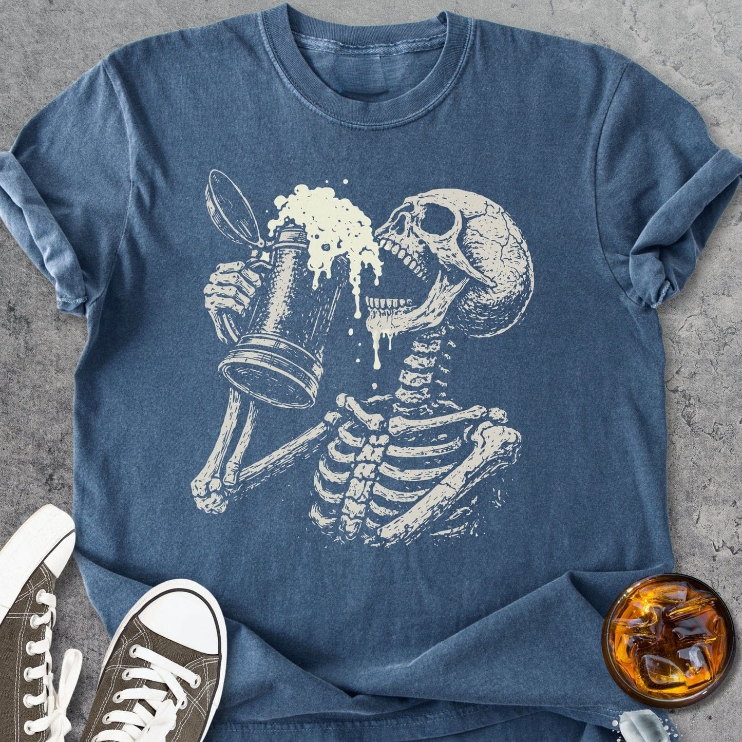 No Beer Left Behind - Vintage Heavyweight Tee