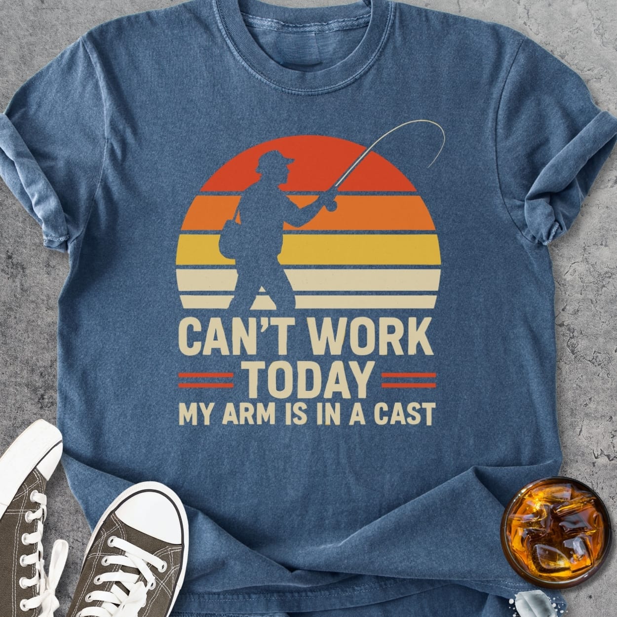 Can't Work Today - Vintage Heavyweight Tee