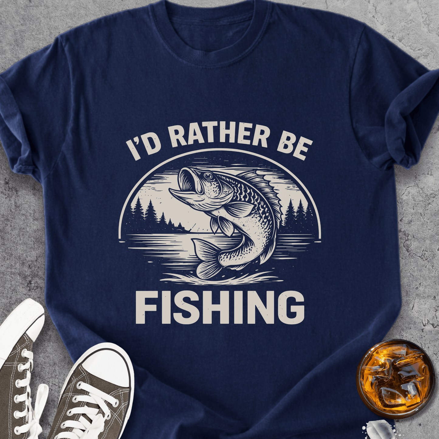 Rather Be Fishing - Vintage Heavyweight Tee