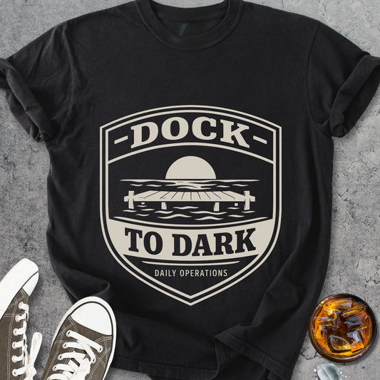 Dock To Dark - Vintage Heavyweight Tee