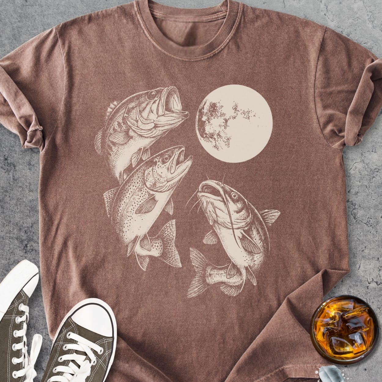 Hooked After Dark - Premium Heavyweight Tee