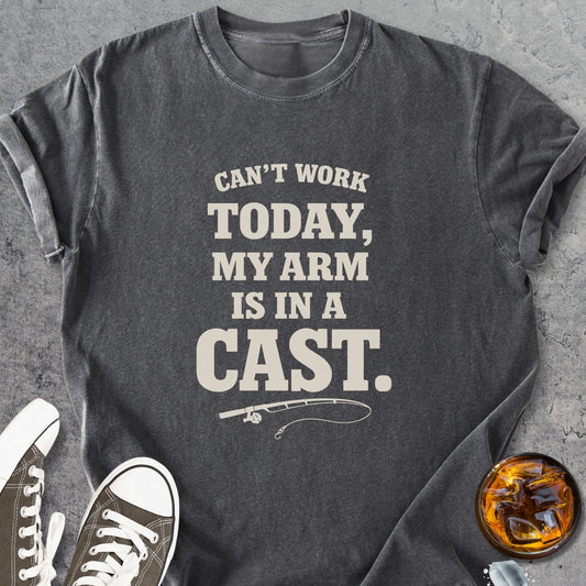My Arm Is In A Cast - Premium Heavyweight Tee