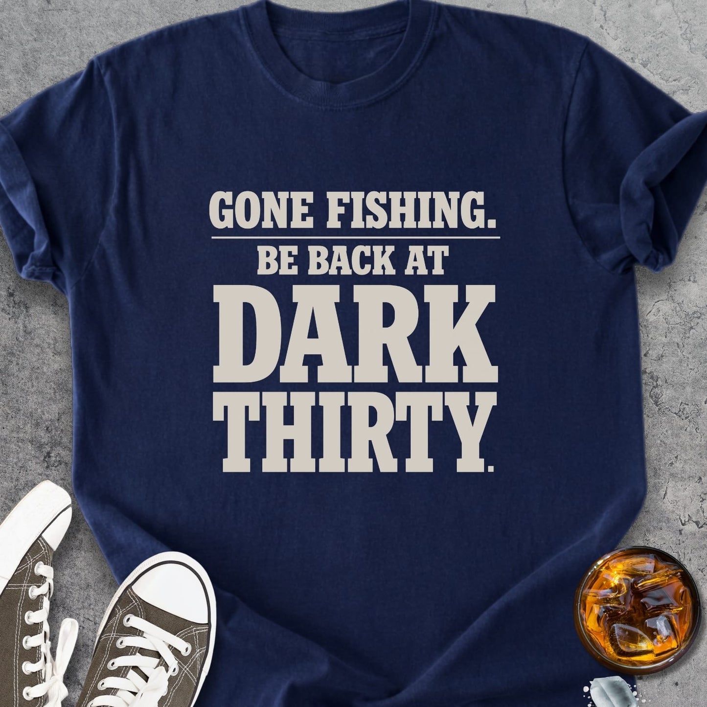 Gone Fishing Till Dark Thirty - Premium Heavyweight Tee