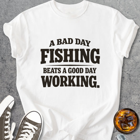 Bad Day Fishing - Vintage Heavyweight Tee