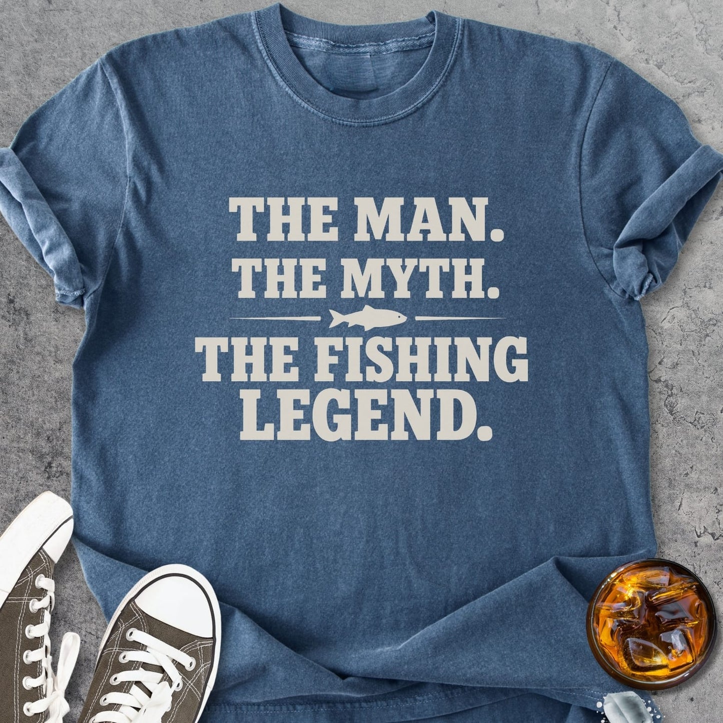 The Fishing Legend - Premium Heavyweight Tee