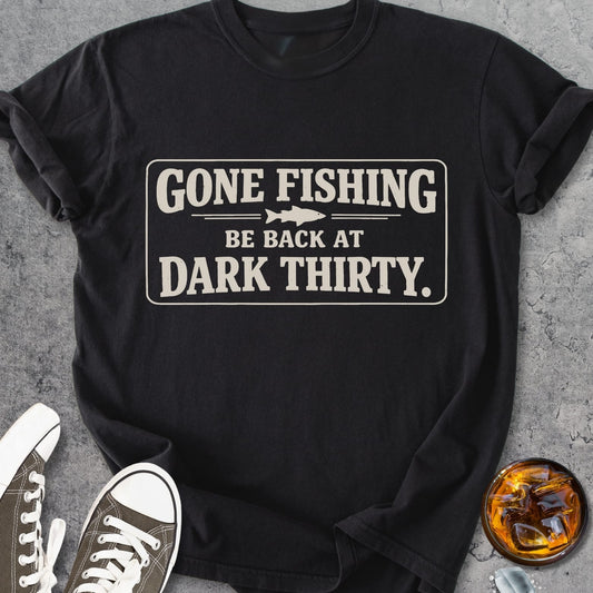 Gone Fishing - Vintage Heavyweight Tee