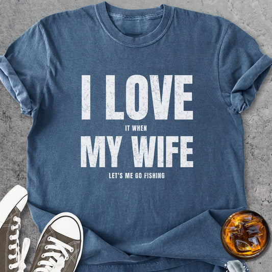 I Love My Wife - Premium Heavyweight Tee